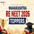 Maharashtra Re NEET Toppers List 2026: Candidates Name, Roll Number, Marks